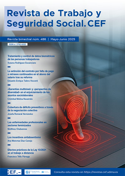 Persona vestida de traje utilizando un lector biométrico con una interfaz holográfica de huella dactilar roja sobre una superficie moderna, en un entorno corporativo tecnológico